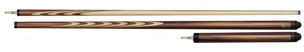 10-7-У Кий Классик 13 запильный с удлинителем 2 РС, палисандр/граб