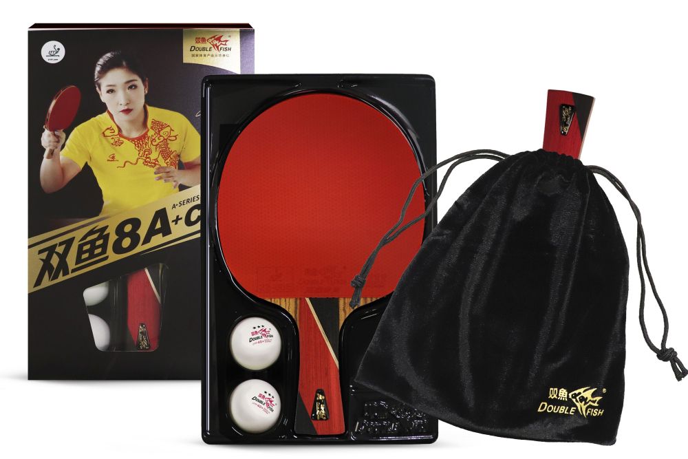 Ракетка с чехлом для н/т Double Fish (8A+C серия)