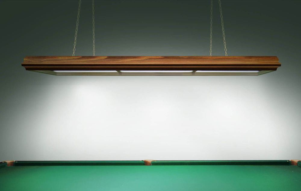 Лампа Evolution 3 секции сосна (ширина 600) (№6,фурнитура голубая)