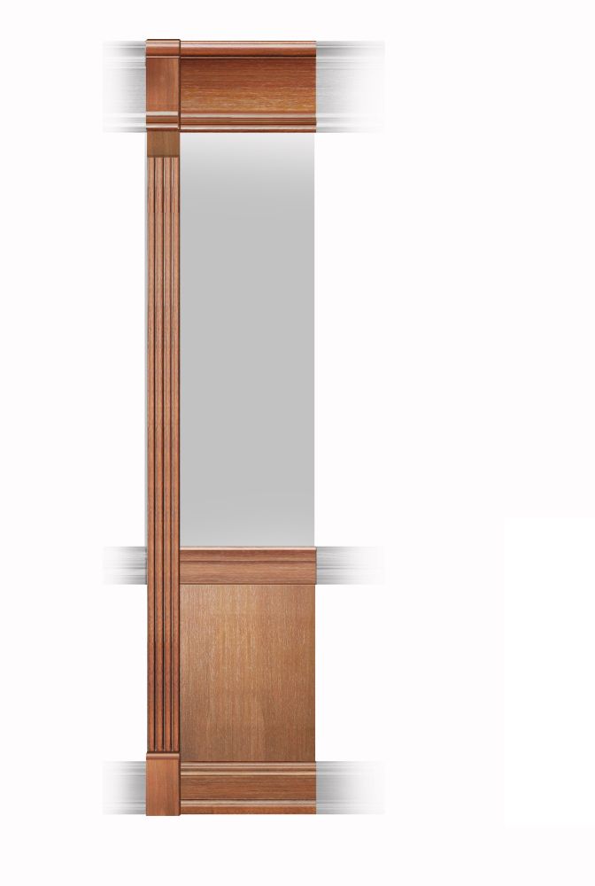 Пилястра в сборе завершающая Президент Премиум 33*100*2900 краш (№4)