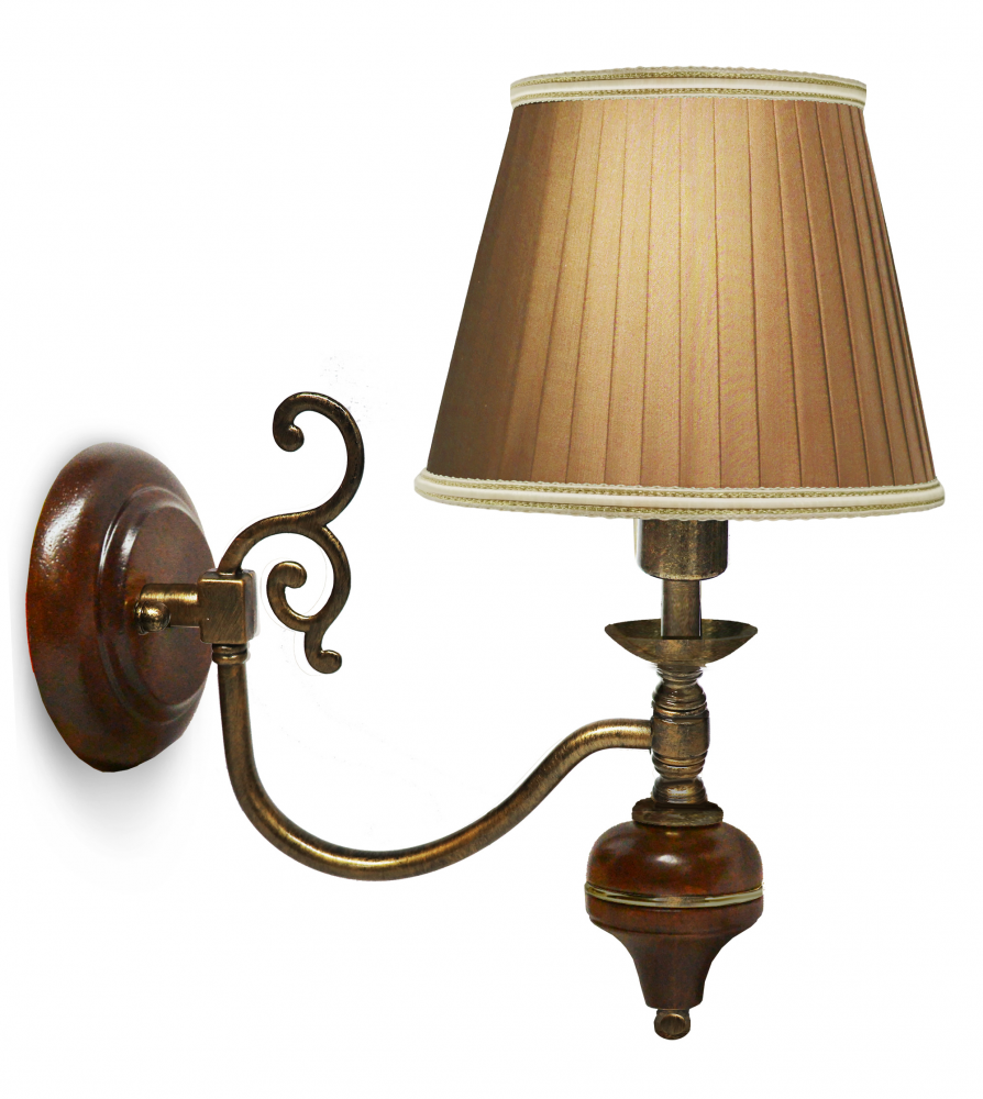 Бра Венеция (№11,плафоны зеленые,фурнитура золото)