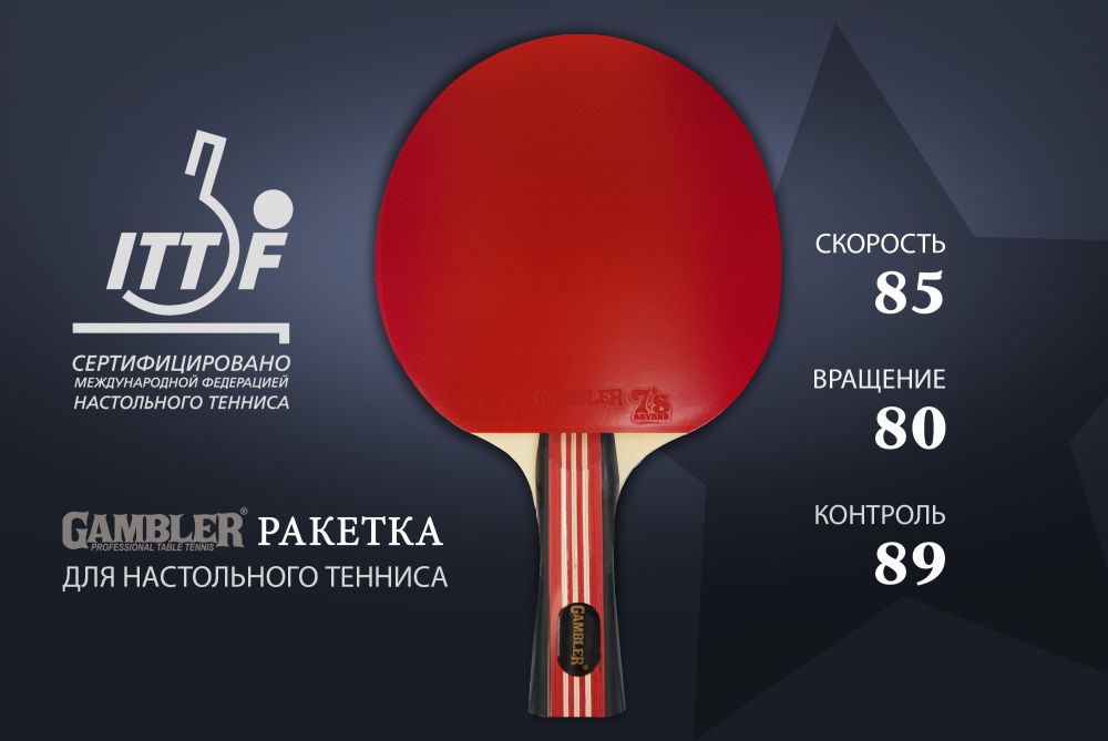 Ракетка Gambler 2 STAR (коническая)