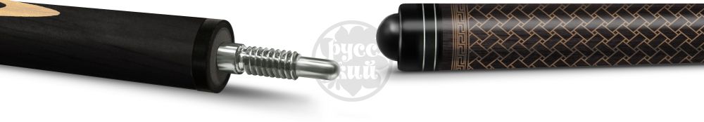 10-1-Р-Л-О-П Кий Классик 13 запильный 2 РС, черный граб/граб (Переплет)(РК)