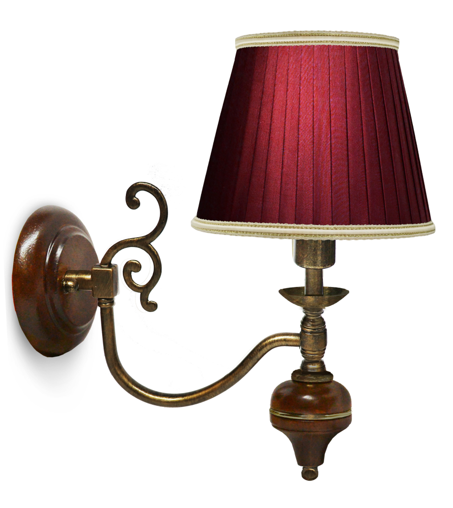 Бра Барон Люкс (№1,плафоны золотые,фурнитура золото)