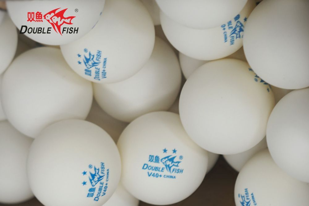Мячи для н/т Double Fish 2* Volant (10 шт/упак.) р-р.40+