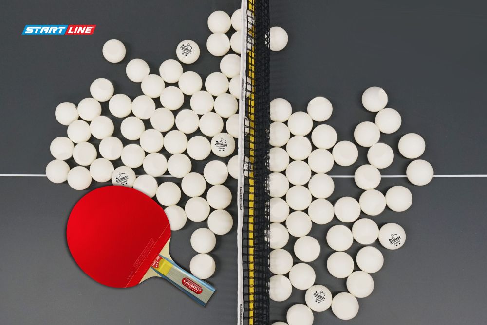 Мячи Start line Standart 2* New (6 шт, бел.)