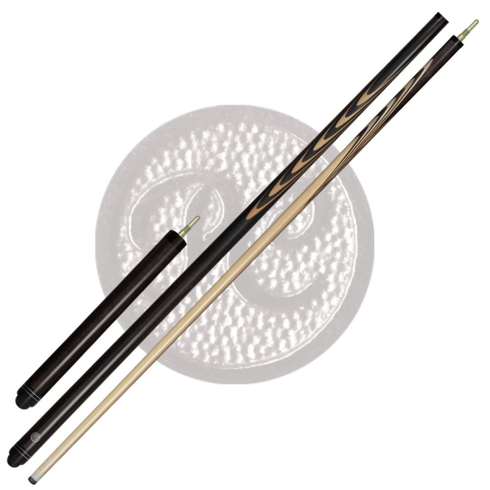 10-1У Кий Классик 13 запильный 2 РС, черный граб/граб