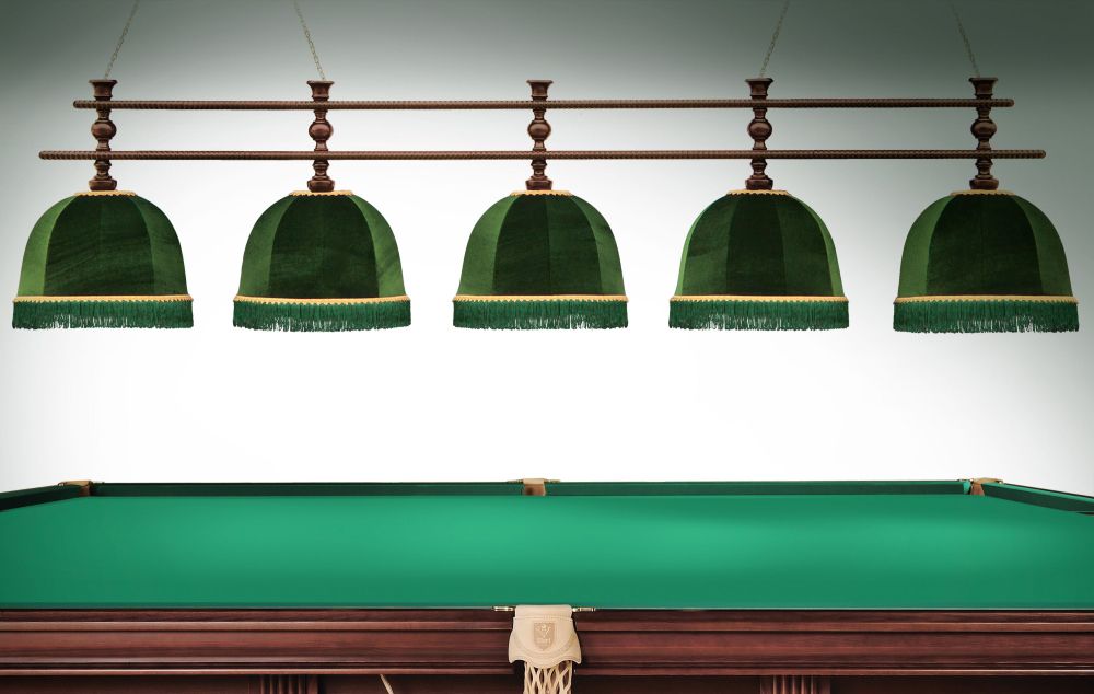 Лампа Аристократ-Люкс 2 5пл. ясень (№3,бархат зеленый,бахрома зеленая,фурнитура золото)