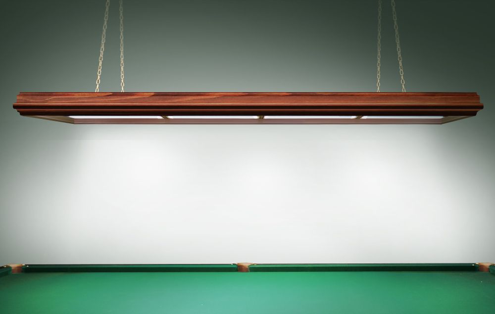 Лампа Evolution 4 секции ясень (ширина 600) (№5,фурнитура зеленая)