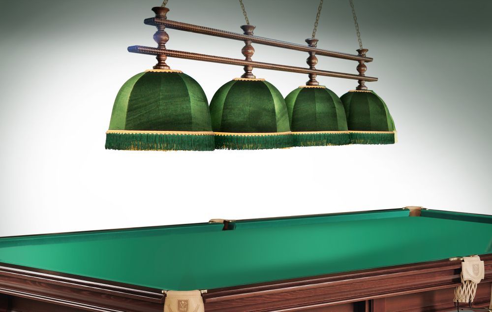 Лампа Аристократ-Люкс 2 4пл. ясень (№3,бархат wine,бахрома желтая,фурнитура золото)