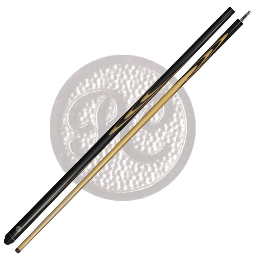 16-1-Пул Кий Классика 10-запилов 2 РС, черн.граб/граб(РК)