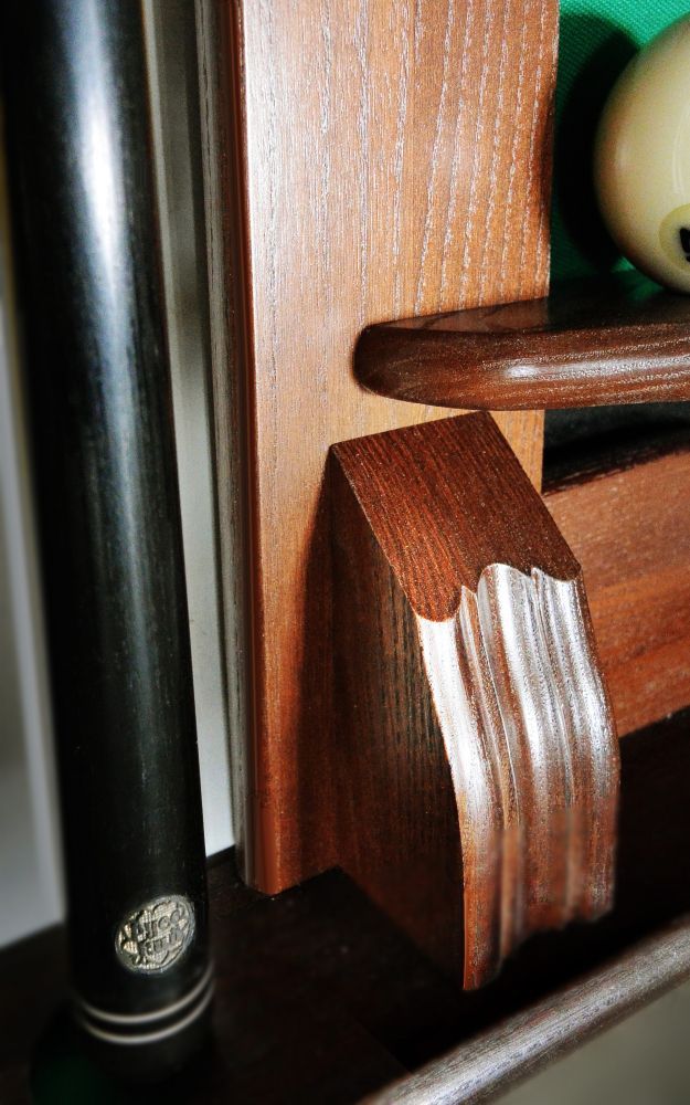 Киевница К-7 ясень  (№6,Сукно Euro Pro 50 ш1.98м Yellow green)