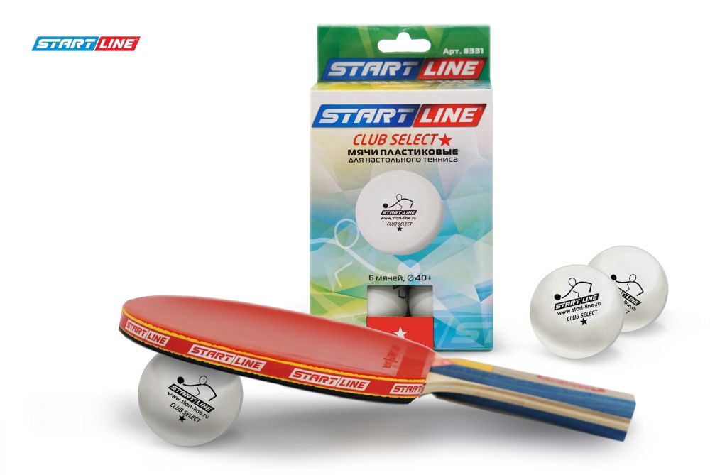 Мячи Start line Club Select 1* New (6 шт, бел.)