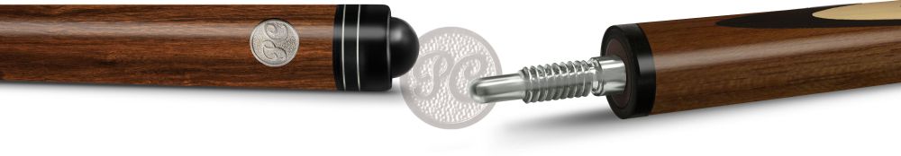 10-10-ПУЛ Кий Классик 11-запильный 2 РС, черн.граб/лайствуд(РС)