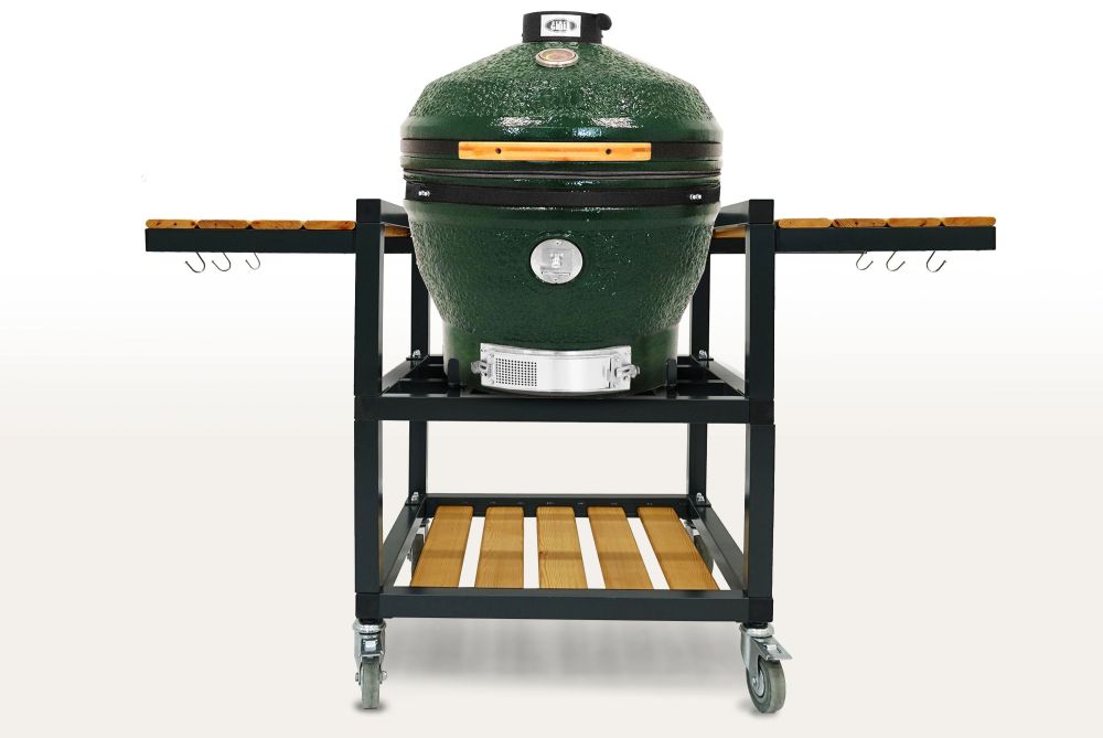 Керамический гриль-барбекю 24 дюйма CFG CHEF (зеленый) (61 см)