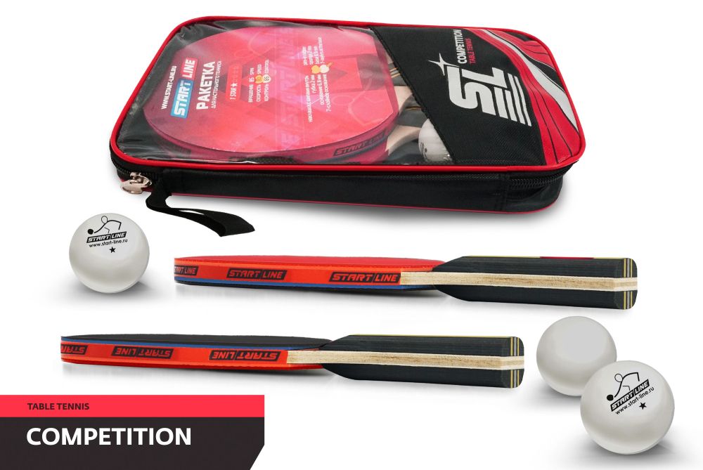 Набор SL COMPETITION 2 р-ки 1*, 3 мяча 1*