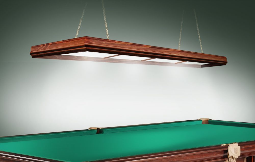 Лампа Evolution 4 секции ясень (ширина 600) (№7,фурнитура голубая)