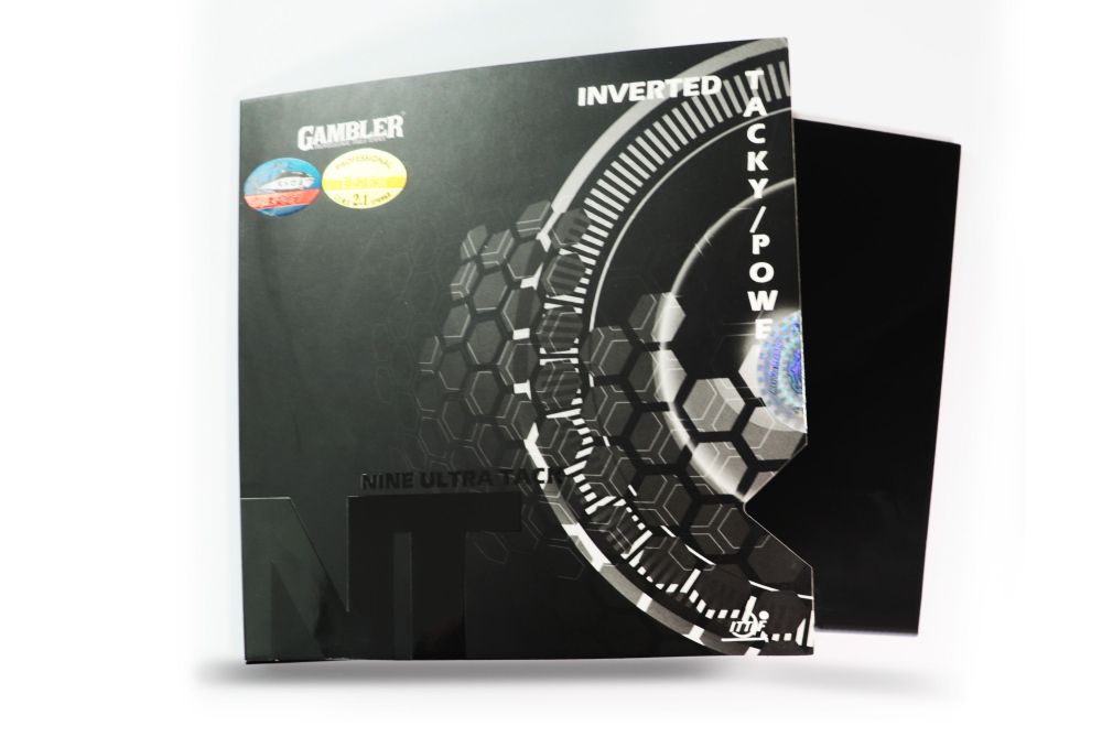 Накладка для ракетки GAMBLER NINE ULTRA TACK 2.1MM BLACK
