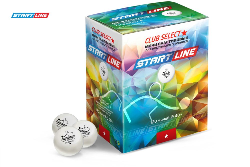 Мячи Start line Club Select 1* New (120 шт, бел.)