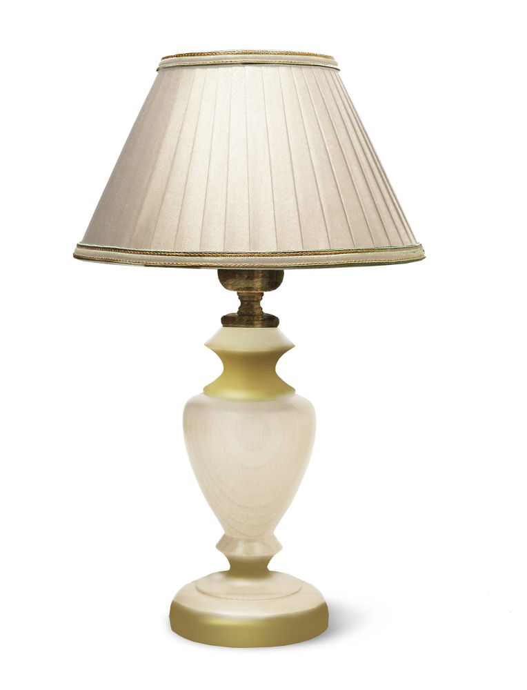 Лампа настольная (№4 ,плафоны красные,фурнитура золото)