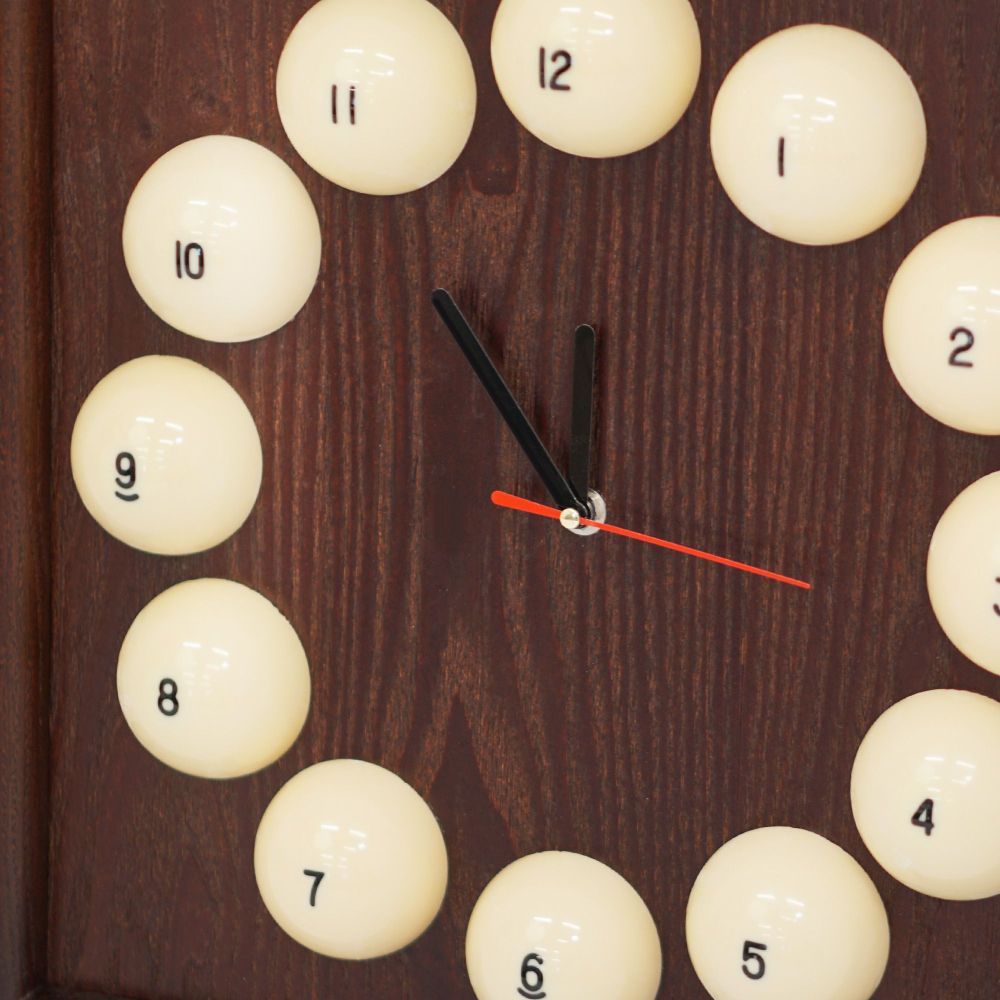 Часы Квадрат пирамида ясень/шпон (№3)