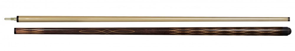 2-6-Пул Кий Любительский 2 РС, турняк-граб,цвет эбен Орнамент