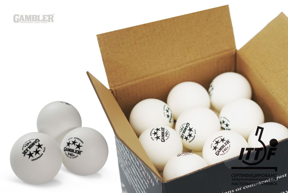 Мячи для н/т GAMBLER P40+ BALL - 36 PACK