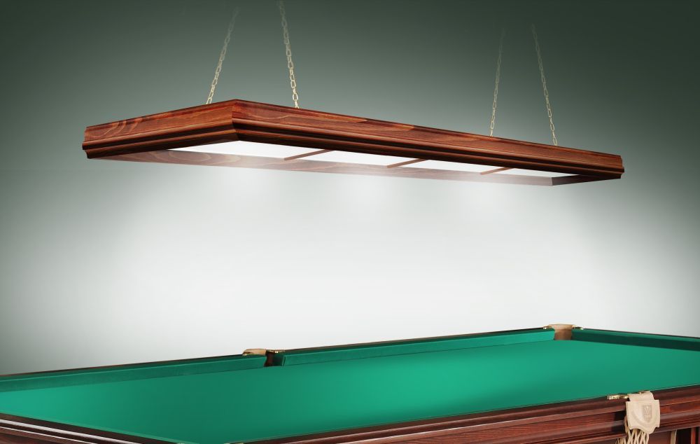 Лампа Evolution 4 секции сосна (ширина 600) (№1,фурнитура золото)