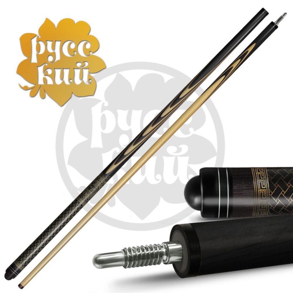 10-1-Р-Л-О-П Кий Классик 13 запильный 2 РС, черный граб/граб (Переплет)(РК)