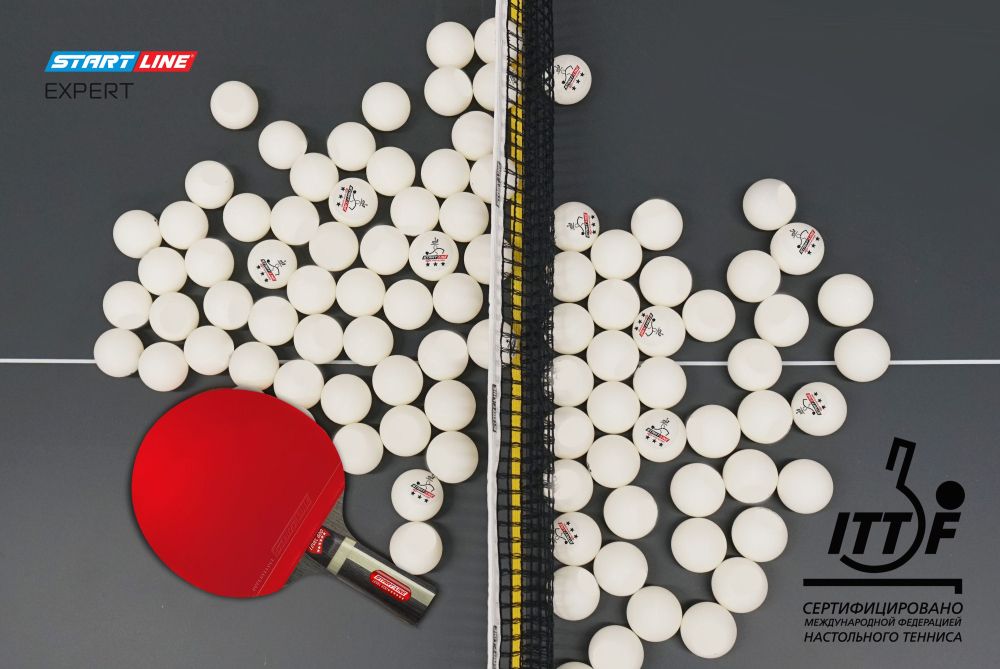 Мячи Start line EXPERT V40+ 3* (ITTF) (6 шт)