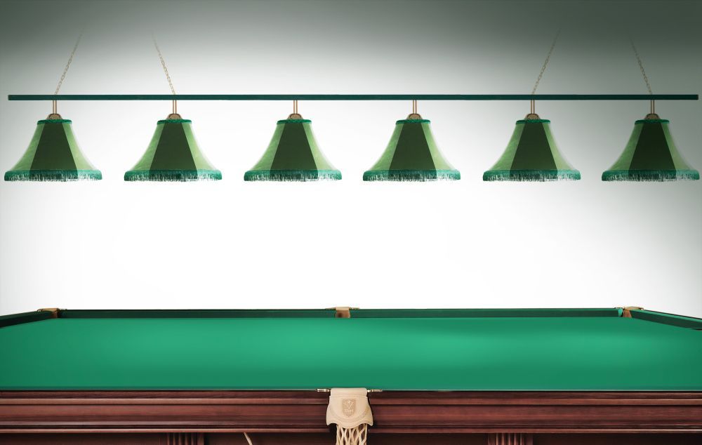 Лампа Классика 6 пл. металл  (№5,бархат зеленый,бахрома желтая,фурнитура золото,НЕ БРАТЬ)