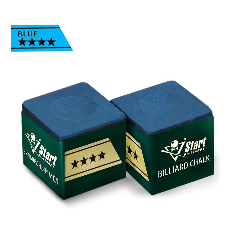 Мел Startbilliards 4 звезды синий (72шт)