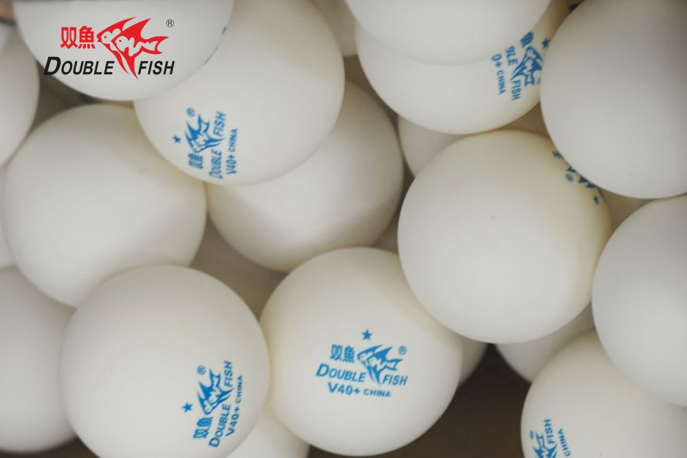 Мячи для н/т Double Fish 1* Volant (10 шт/упак.) р-р.40+
