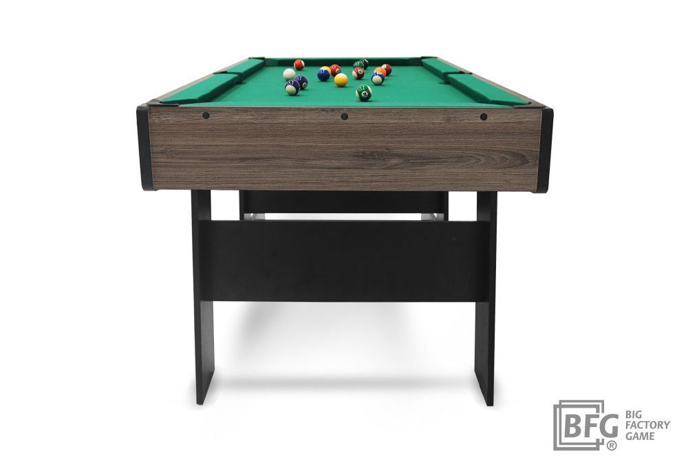 Бильярд BFG Compact Moby 4 (Анкор) (Пул, анкор/черный (ЛДСП), ЛДСП_16, Сукно Euro Pro 30 ш1.98м, Х/б сетка)