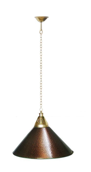 Лампа STARTBILLIARDS 1 пл. (плафоны коричневые,фурнитура золото)