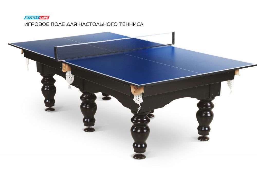 Игровое поле для настольного тенниса для бильярдного стола blue