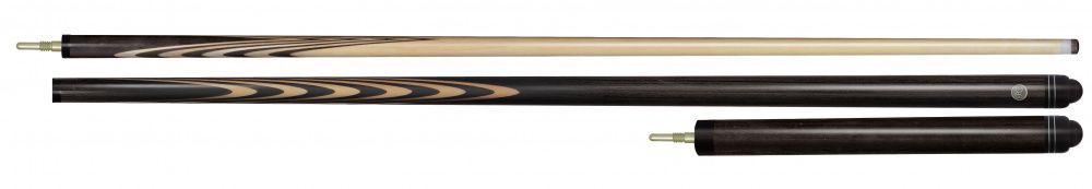 10-1У Кий Классик 13 запильный 2 РС, черный граб/граб