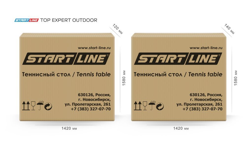 Стол теннисный Top Expert 6 Всепогодный Зелёный