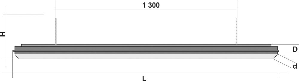 Лампа Evolution 4 секции сосна (ширина 600) (№1,фурнитура бронза)