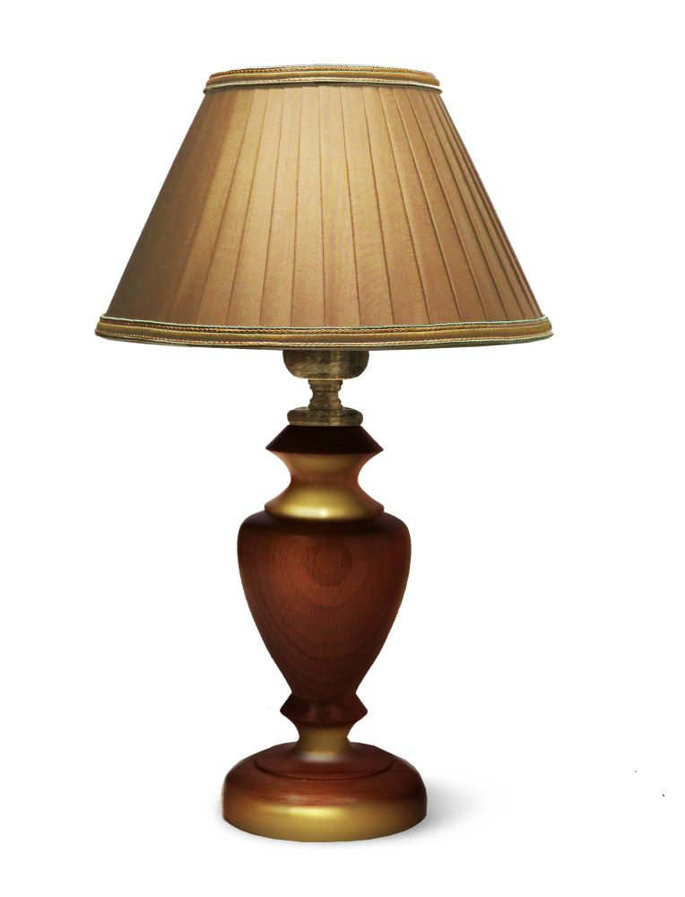 Лампа настольная (№7,плафоны золотые,фурнитура золото)