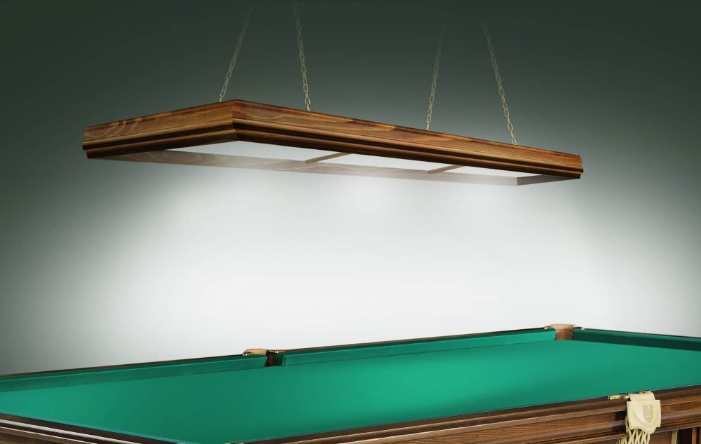 Лампа Evolution 3 секции ясень (ширина 600) (№2,фурнитура красная)