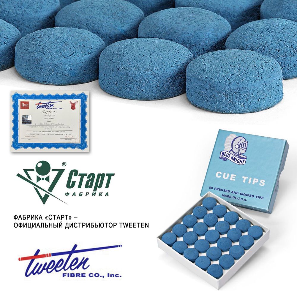 Наклейка Tweeten Blue Knight 12,5 мм (1 шт)